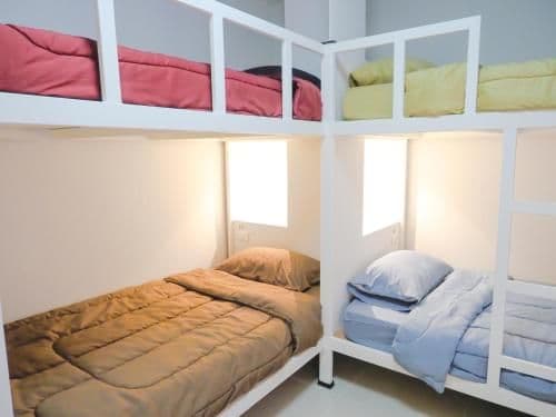 Bunk Bed in Male Dormitory Room