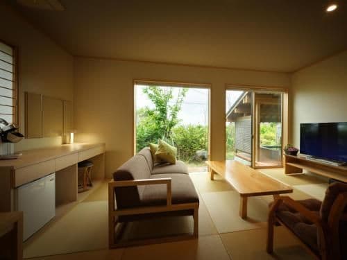 Superior Room with Tatami Area and Open-Air Bath - Ocean View - Annex