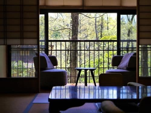 Japanese-Style Family Room with Garden View - Annex