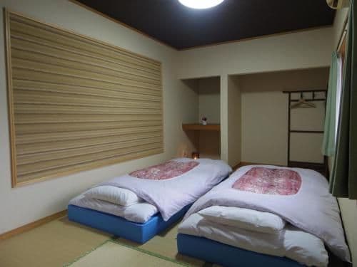 Japanese-Style Twin Room Selected at Check-in with Shared Bathroom