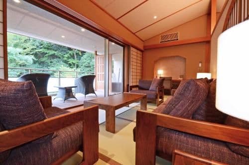 Deluxe Room with Tatami Area and Open-Air Bath