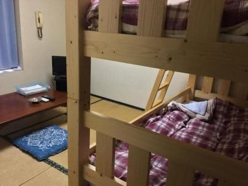 Japanese-Style Room with Bunk Bed and Futon