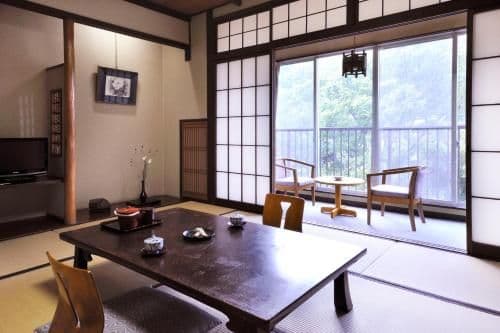 Japanese-Style Twin Room with Private Bathroom