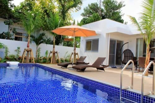 Deluxe Two-Bedroom Villa with Tatami Area and Private Pool