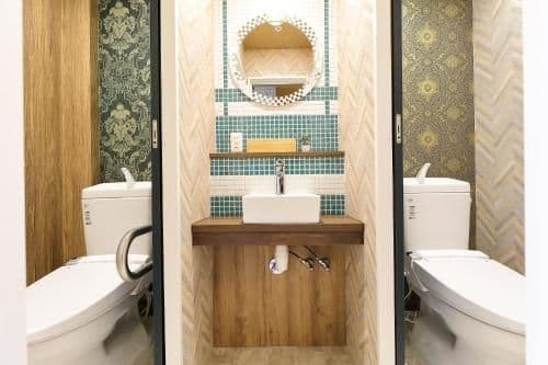Family Room with Shared Bathroom