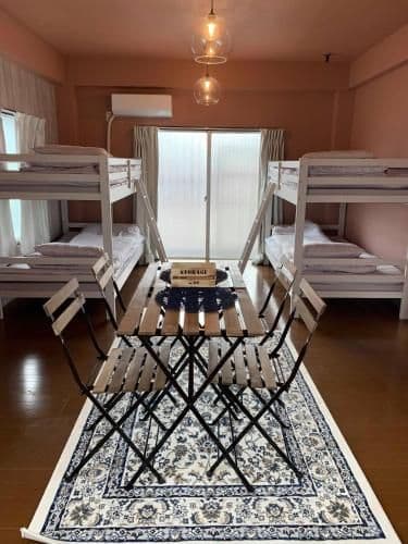 Room with Bunk Bed and Futon