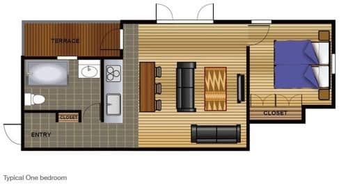 1-Bedroom Apartment