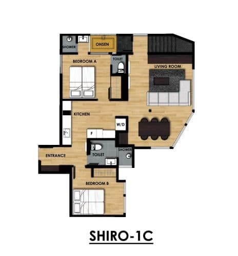 Three-Bedroom Apartment