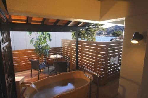 Room with Tatami Area and Open Air Bath - Disability Access
