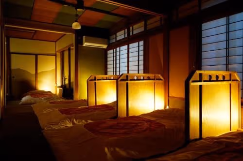 Single Futon in Japanese-Style Female Dormitory Room