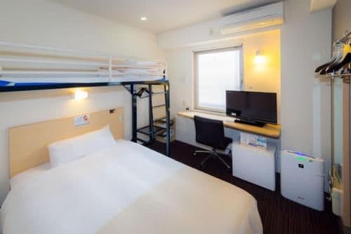 Room with Double Bed and Bunk Bed - Smoking