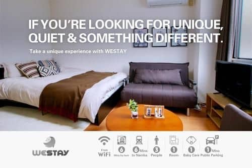 Westay Designers House/6 mins to Shinsaibashi205 Westay Designers House/6 mins to Shinsaibashi205