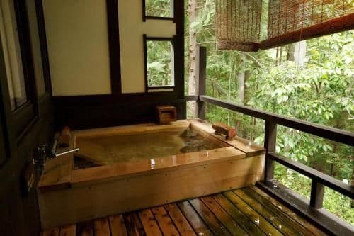 Japanese-Style Room with Open-Air Bath