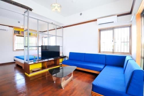 Family Room with Terrace
