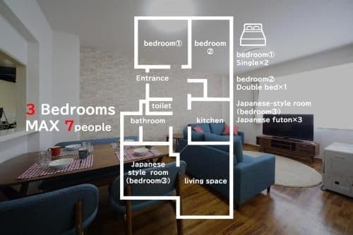 Three-Bedroom Apartment