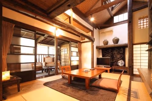 Japanese-Style Double Room with Private Bathroom with Terrace and Loft - Annex - Adult Only