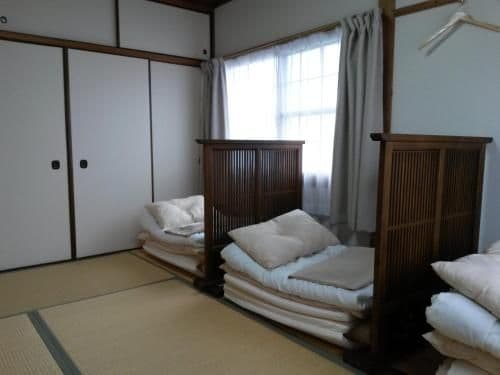 Single Futon in Japanese-Style Male Dormitory Room