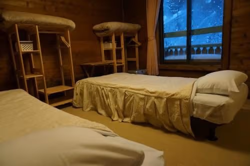 Single Bed in Female Dormitory Room