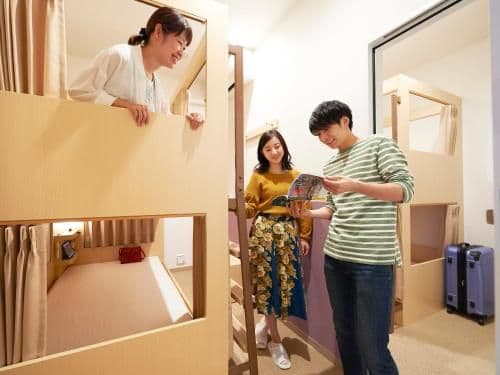 Private Connecting Bunk Bed Room with Shared Bathroom