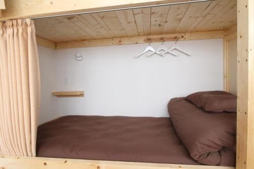 Bunk Bed in Female Dormitory Room with Shared Bathroom