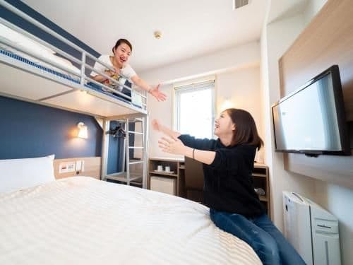 Room with Double Bed and Bunk Bed - Non-Smoking
