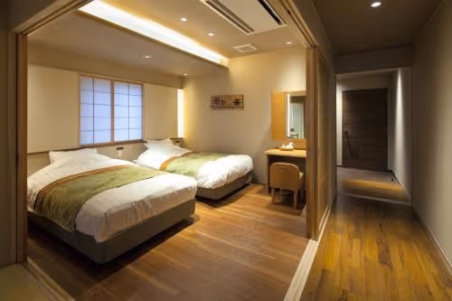 Room with Tatami Area and Open-Air Bath (Ocean View)