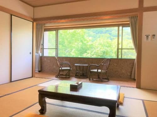 Japanese-Style Family Room with Private Bathroom