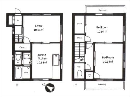 Two-Bedroom House