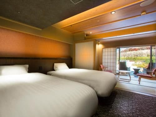 Club Level Japanese-Western Room A with Private Outdoor Onsen