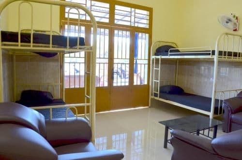Bed in 4-Bed Mixed Dormitory Room with Fan