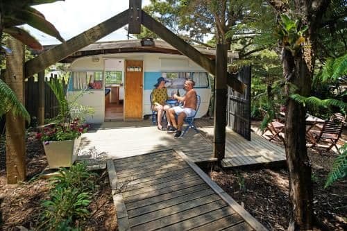 Caravan with Garden View