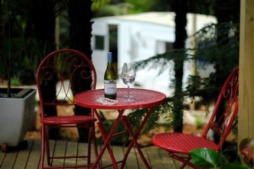 Caravan with Garden View