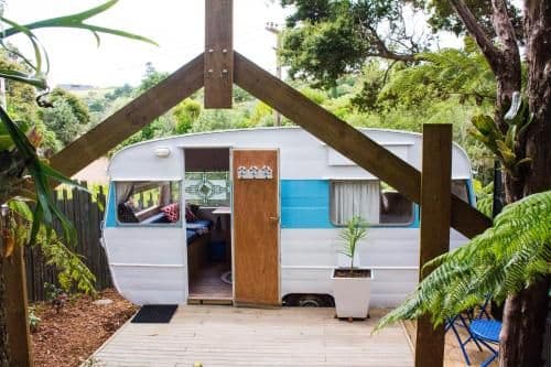 Caravan with Garden View