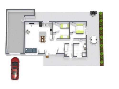 Two-Bedroom House