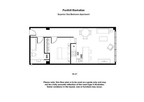 Superior One Bedroom Apartment