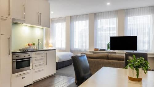 One-Bedroom Family Apartment with Two Queen Beds - No Housekeeping