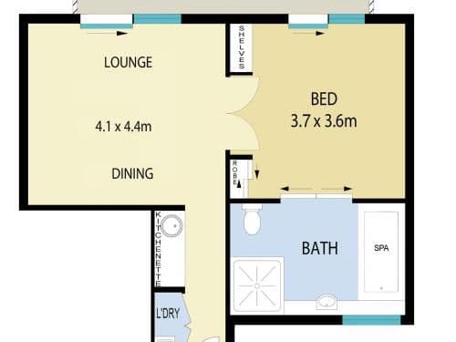 One-Bedroom Villa