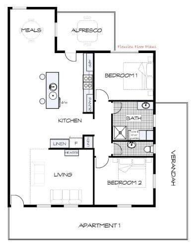 Two-Bedroom Apartment - Apartment 1