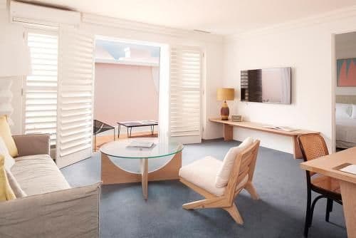 King Suite with Terrace & Beach View