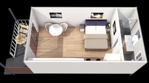 Studio with Sea View