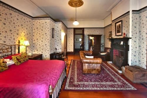 Large Queen Fireplace Suite