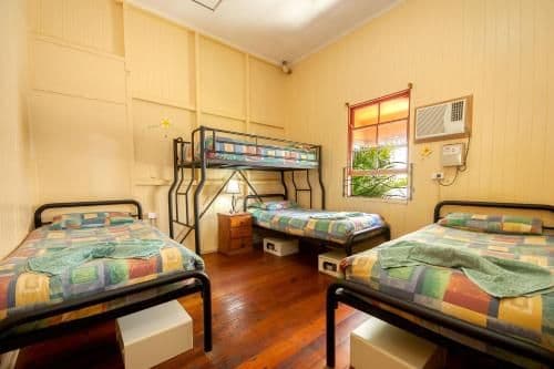 Bed in 4-Bed Mixed Dormitory Room with Shared Bathroom