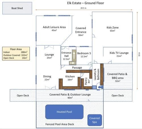 Five-Bedroom House