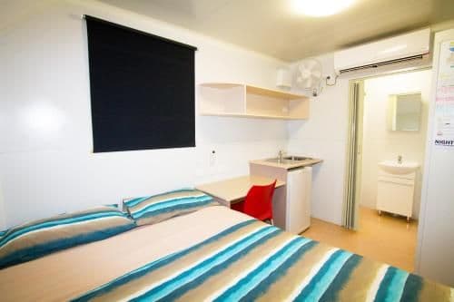 Compact Queen Van Room