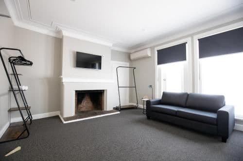 Family Room with Shared Bathroom