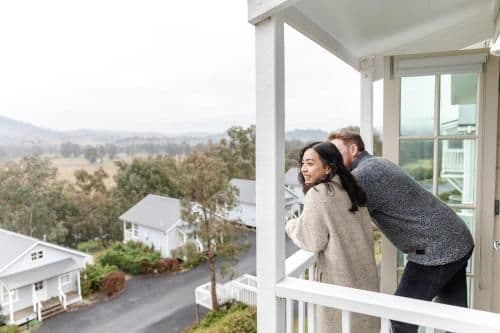 Deluxe Queen Room with Juliette Balcony and Valley View