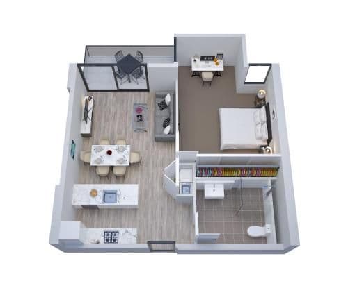 One-Bedroom Apartment