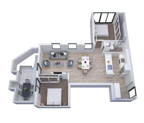 Two-Bedroom Apartment