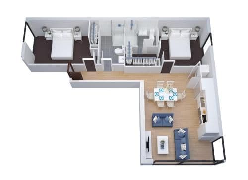 Two-Bedroom Deluxe