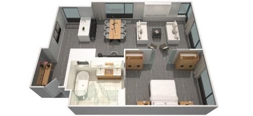 Bellerive, 1 Bedroom Presidential Suite, 1 King, City view